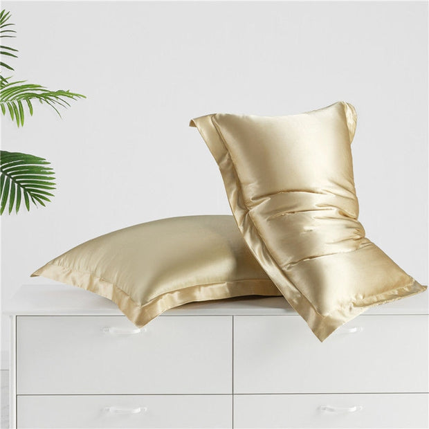 100% Pure Real Silk pillowcase Natural Mulberry Pillow Case