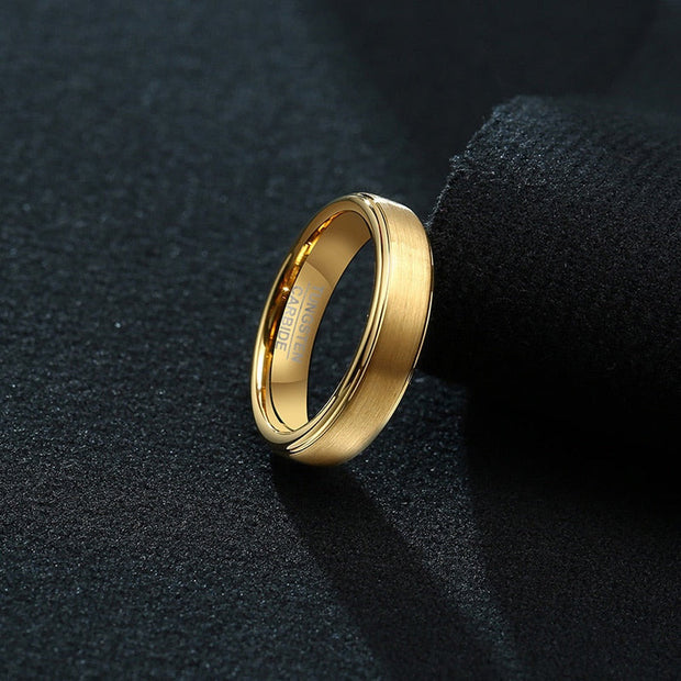 5mm Thin Tungsten Ring for Men