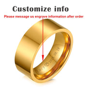 Personalize His and Hers Wedding Ring