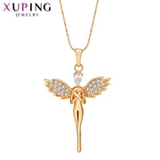 Charm Style Necklace of Angle Wing Shape for Women