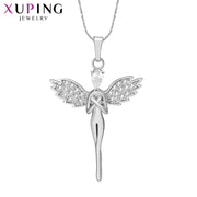 Charm Style Necklace of Angle Wing Shape for Women