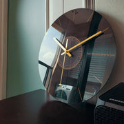 Luxury Silent Wall Clock Living Room Glass Clocks Wall Home Decor Creative Modern Big Wall Watch Kitchen Clock Duvar Saati Gift