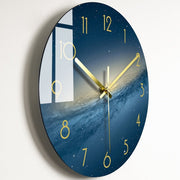 Luxury Silent Wall Clock Living Room Glass Clocks Wall Home Decor Creative Modern Big Wall Watch Kitchen Clock Duvar Saati Gift