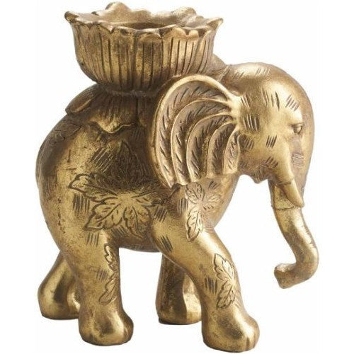 Home Decor Elephant Gold Candlestick Holder 7,5X16CM Candle Holder Decoration Accessories Living Rooom House Decor Hot Sale Top