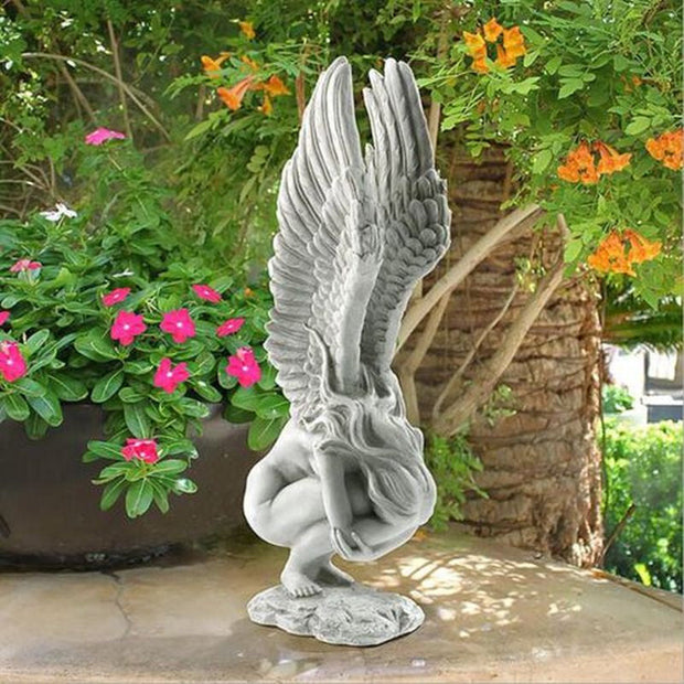 Angel Memorial and Redemption Statue Resin Crafts Decoration  Garden Accessories Outdoor